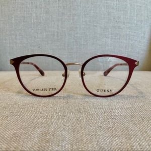GUESS GU2639 RED EYEGLASSES 49-18-135 LIKE NEW